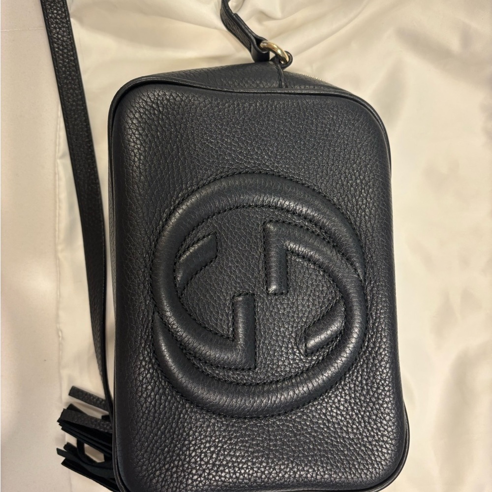 Gucci Black Leather SoHo Bag